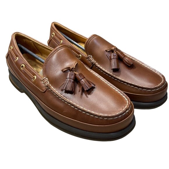 Sperry Gold Tassel Loafer Tan Men's 10.5 Comfort Sole Brown - Picture 1 of 10